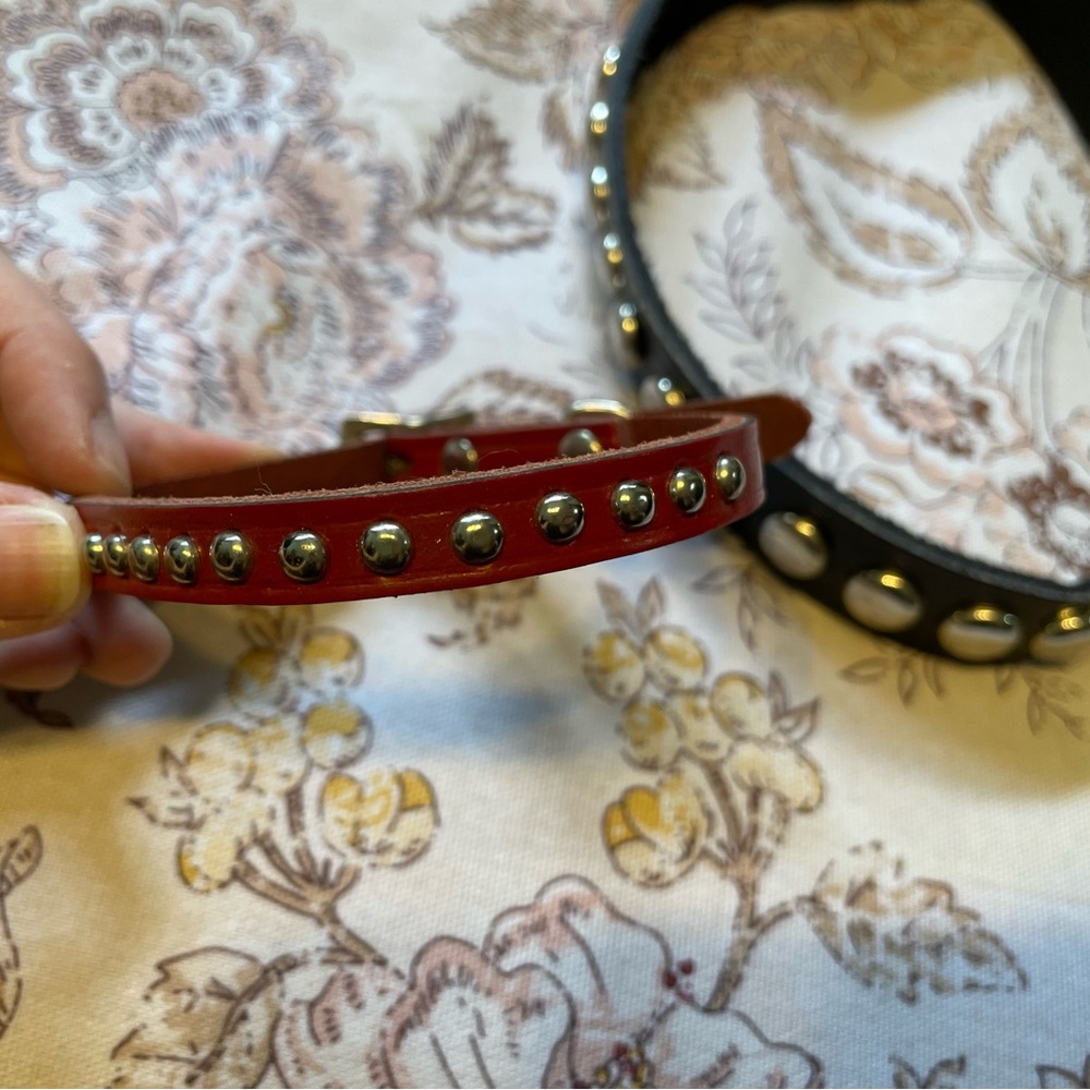 Set of 2 dog collars, NWOT